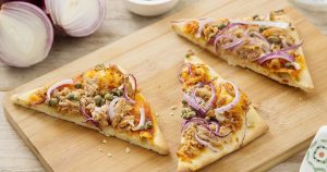 Zelf gemaakte pizza