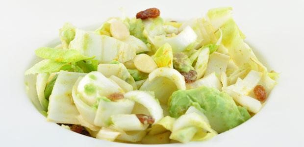 Gezonde lunch tegen opgeblazen buik met witloof en pompelmoes